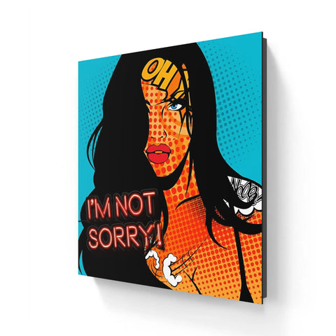 A woman with a superhero face and the words i’m’n’n’n’n’n’n’n’n