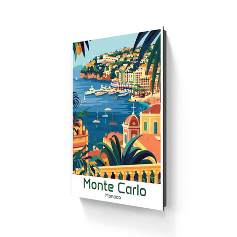 Monte Carlo travel poster.