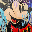 Mickey Mouse graffiti art.