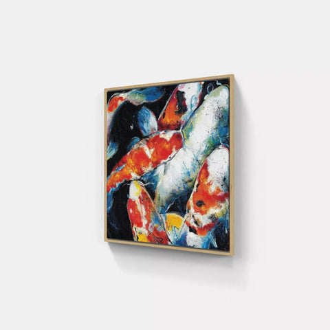 Ko fish painting on canvas
