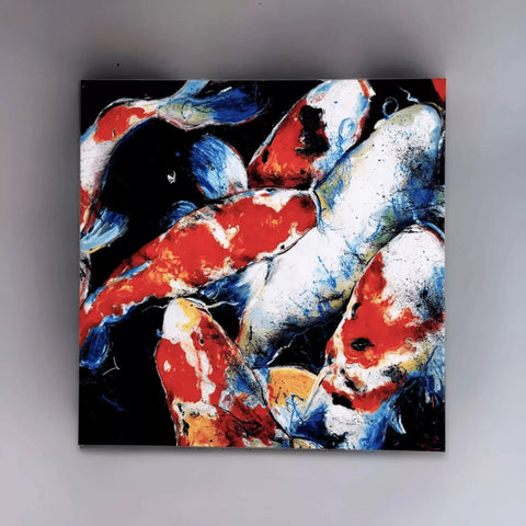 Ko fish painting on canvas