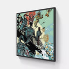A framed print of a star wars character