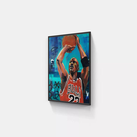 Buzzer Beater By Nicolas Blind - Limited Edition Handcrafted Canvas Art Prints
