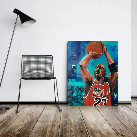 Buzzer Beater By Nicolas Blind - Limited Edition Handcrafted Dibond® Art Prints