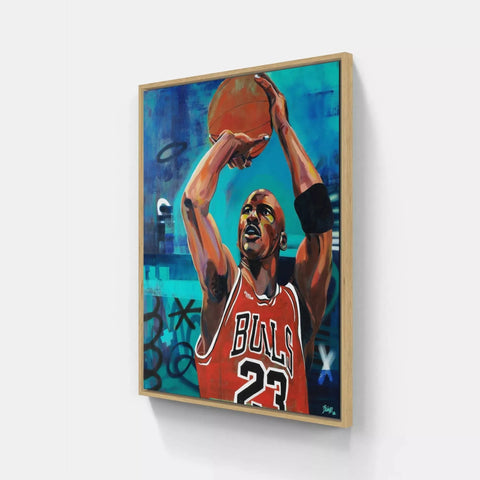 Buzzer Beater By Nicolas Blind - Limited Edition Handcrafted Dibond® Art Prints