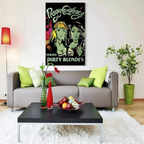 Dirty Blondes By Ktaiwanita - Limited Edition Handcrafted Canvas Art Prints