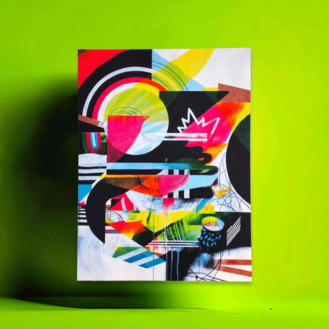 Fluo 01 By Nicolas Blind - Limited Edition Handcrafted Canvas Art Prints