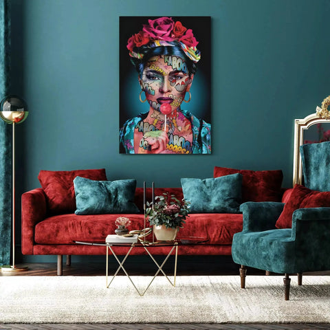 Frida Kaboom By Monika Nowak - Limited Edition Handcrafted Canvas Art Prints
