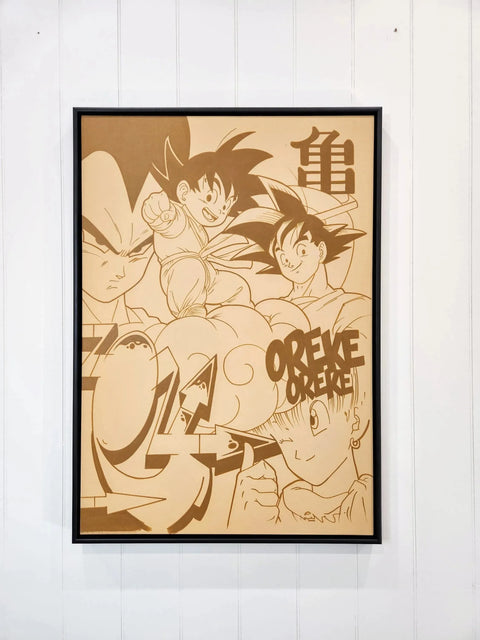 Goku By Mr. Oreke - Limited Edition Handcrafted Original Artworks