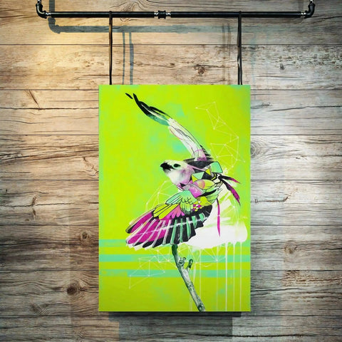 Green Soaring By Nicolas Blind - Limited Edition Handcrafted Canvas Art Prints