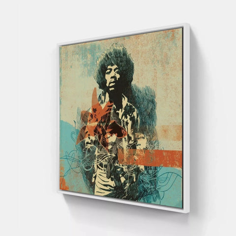 Jimi By Nicolas Blind - Limited Edition Handcrafted Dibond® Art Prints