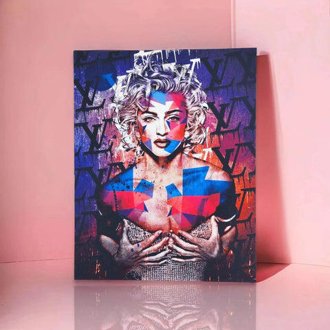 Material Girl By Monika Nowak - Limited Edition Handcrafted Canvas Art Prints