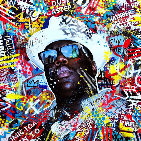 Notorious Big By Aiiroh - Limited Edition Handcrafted Dibond® Art Prints