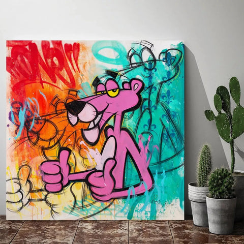 Pink Thumbs By Mr Oreke - Limited Edition Handcrafted Dibond® Art Prints